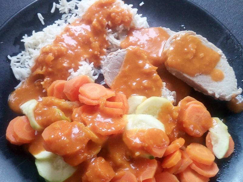 Cliquez pour zoomer ! Filet mignon au lait de coco Thermomix par nanoulnd