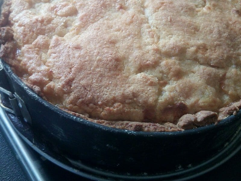 Cliquez pour zoomer ! Tarte aux pommes façon crumble Thermomix par nanoulnd