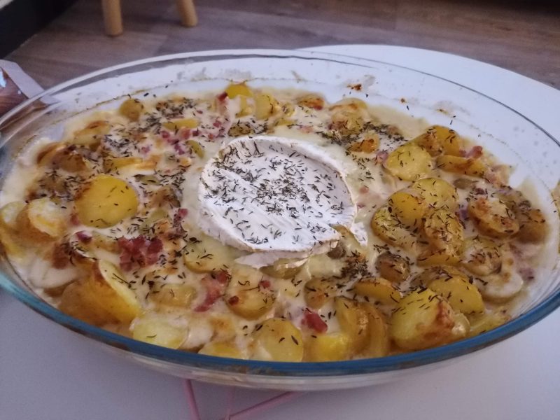 Cliquez pour zoomer ! Gratin de pommes de terre à la normande Thermomix par elisequentin76