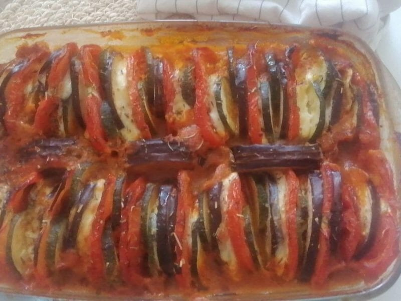 Cliquez pour zoomer ! Tian de légumes et mozarella Thermomix par elisequentin76