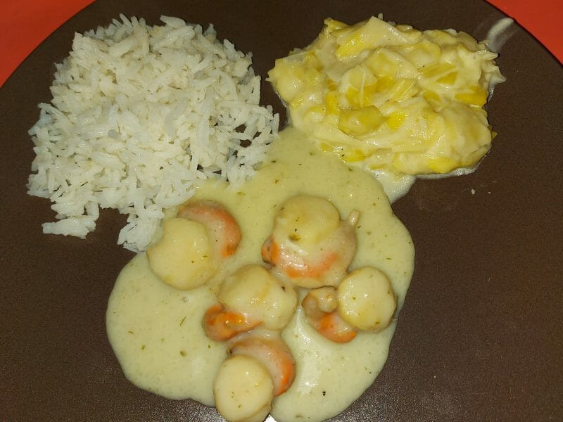 Cliquez pour zoomer ! Cassolettes de Saint Jacques Thermomix par nini85000