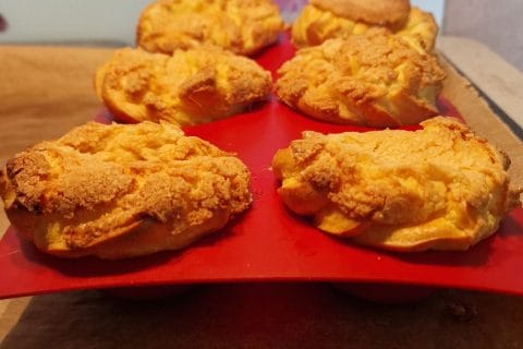 Cliquez pour zoomer ! Choux craquelin fraises chantilly Thermomix par chrisdaless