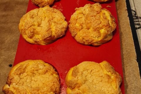 Cliquez pour zoomer ! Choux craquelin fraises chantilly Thermomix par chrisdaless