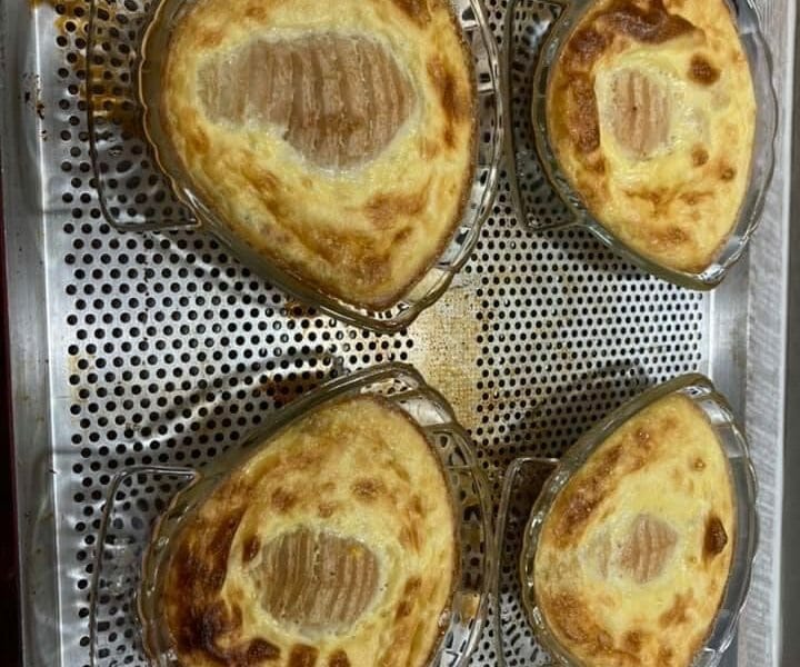 Cliquez pour zoomer ! Petits flans à la poire Thermomix par ameliehynna