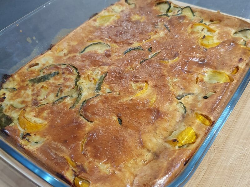 Cliquez pour zoomer ! Clafoutis courgettes et feta Thermomix par marine_132