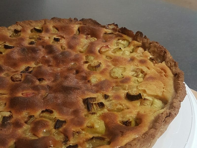 Cliquez pour zoomer ! Tarte à la rhubarbe Thermomix par marine_132