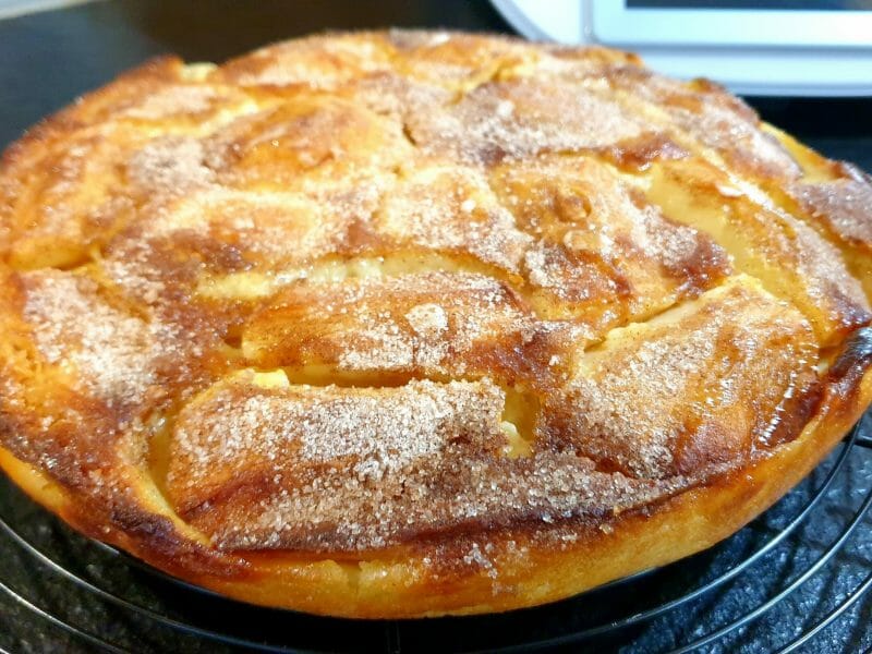 Cliquez pour zoomer ! Flognarde aux pommes Thermomix par darema