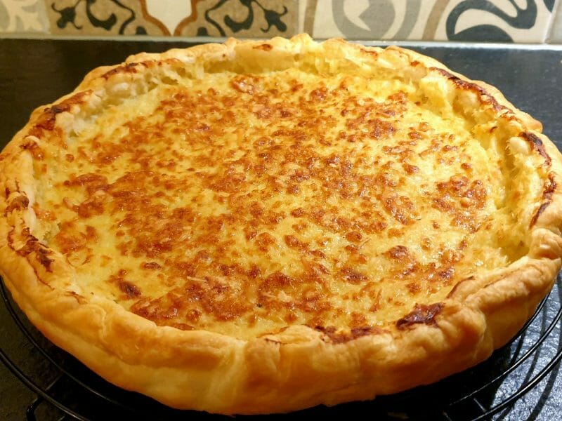 Cliquez pour zoomer ! Tarte feuilletée aux oignons Thermomix par darema