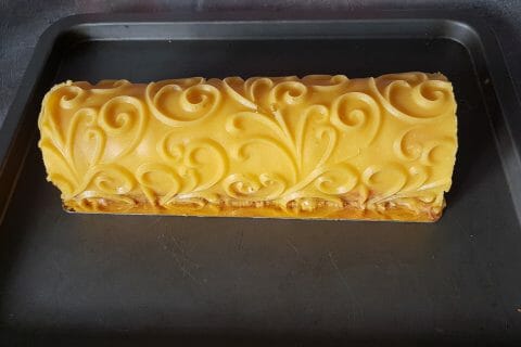 Cliquez pour zoomer ! Bûche glacée mangue et framboise Thermomix par luludigicook