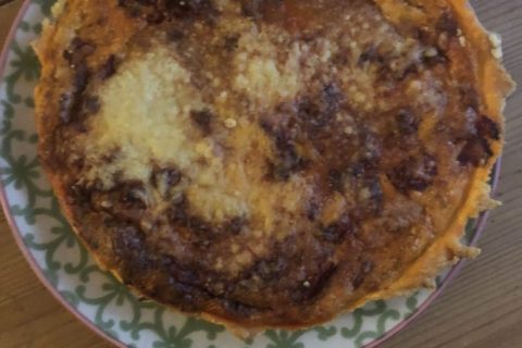 Cliquez pour zoomer ! Quiche poivrons et chorizo Thermomix par bb_belette