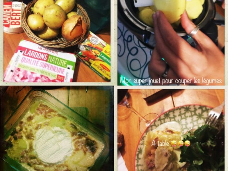 Cliquez pour zoomer ! Gratin de pommes de terre à la normande Thermomix par bb_belette