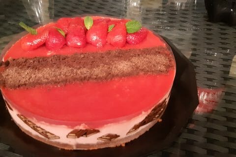 Cliquez pour zoomer ! Bavarois aux fraises Thermomix par micalora