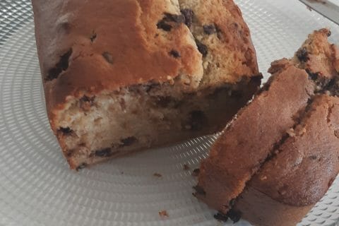 Cliquez pour zoomer ! Cake banane et pépites de chocolat Thermomix par micalora