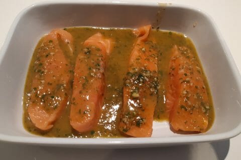 Cliquez pour zoomer ! Saumon au citron et à l’ail Thermomix par micalora