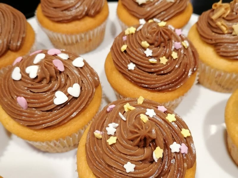 Cliquez pour zoomer ! Cupcakes au nutella Thermomix par tartinutella