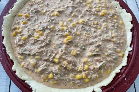 Cliquez pour zoomer ! Quiche au thon et aux olives vertes Thermomix par deborah_30