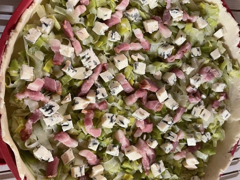 Cliquez pour zoomer ! Flamiche aux poireaux et gorgonzola Thermomix par deborah_30
