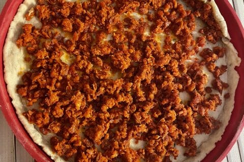 Cliquez pour zoomer ! Quiche poivrons et chorizo Thermomix par deborah_30