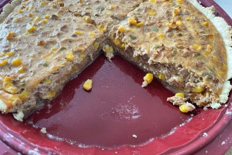 Cliquez pour zoomer ! Quiche au thon et aux olives vertes Thermomix par deborah_30