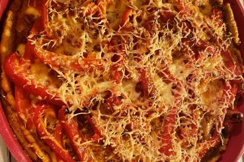 Cliquez pour zoomer ! Quiche poivrons et chorizo Thermomix par deborah_30