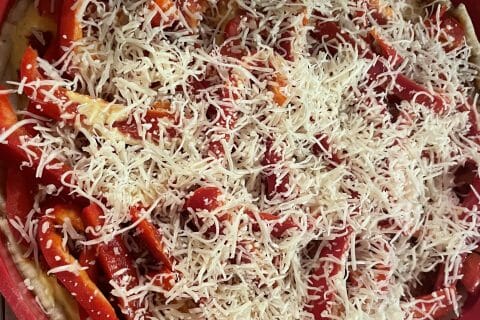 Cliquez pour zoomer ! Quiche poivrons et chorizo Thermomix par deborah_30