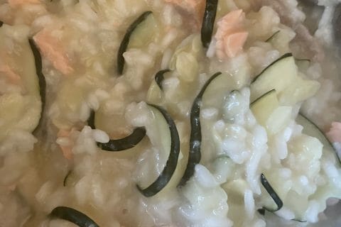 Cliquez pour zoomer ! Risotto courgettes saumon Thermomix par deborah_30