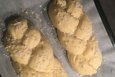 Cliquez pour zoomer ! Brioche tressée à la mie filante Thermomix par charlotte08350