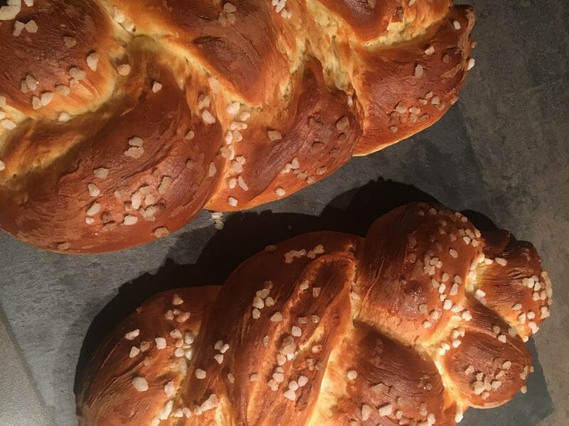 Cliquez pour zoomer ! Brioche tressée à la mie filante Thermomix par charlotte08350