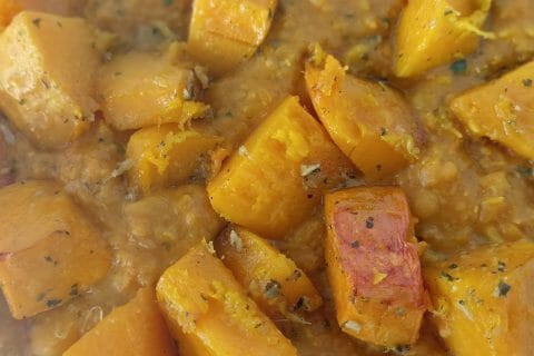 Cliquez pour zoomer ! Curry de butternut, pois chiches et lentilles Thermomix par 21isabelle21