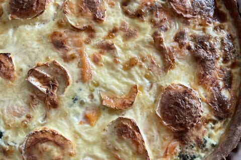 Cliquez pour zoomer ! Tarte épinards, saumon et chèvre Thermomix par audric1808
