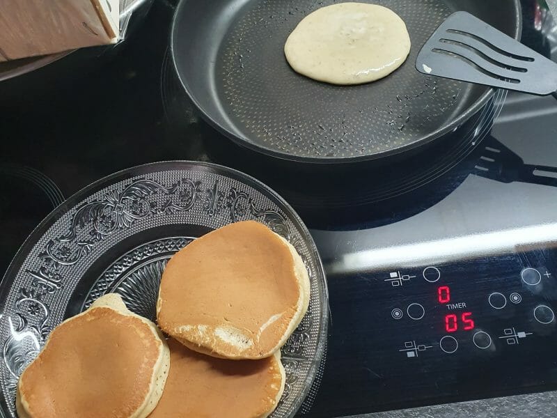 Cliquez pour zoomer ! Pancake myrtilles et pépites de chocolat Thermomix par Sheymaa