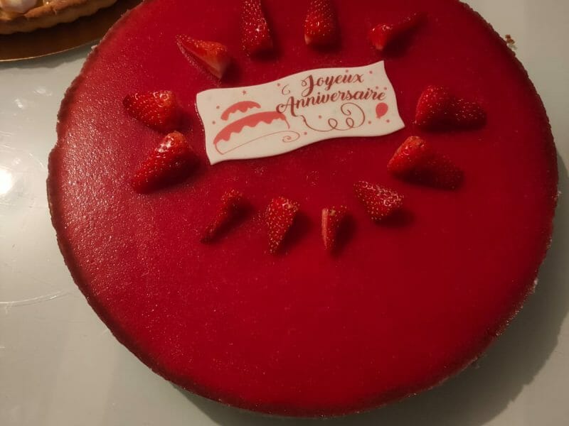 Cliquez pour zoomer ! Bavarois aux fraises Thermomix par lodie49