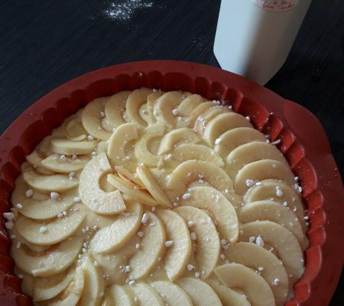 Cliquez pour zoomer ! Gâteau aux pommes et mascarpone Thermomix par Cha39