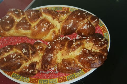 Cliquez pour zoomer ! Brioche tressée à la mie filante Thermomix par lithana69