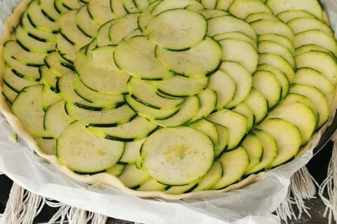 Cliquez pour zoomer ! Tarte courgettes et ricotta Thermomix par lithana69