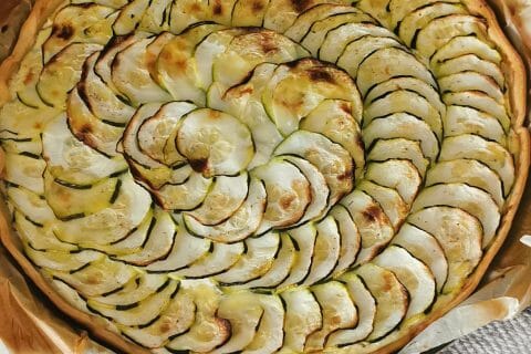 Cliquez pour zoomer ! Tarte courgettes et ricotta Thermomix par lithana69
