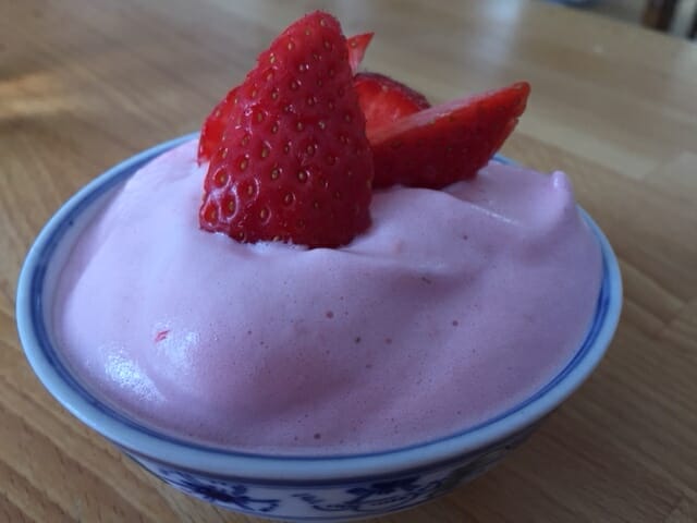 Cliquez pour zoomer ! Mousse de fraises Thermomix par mich54