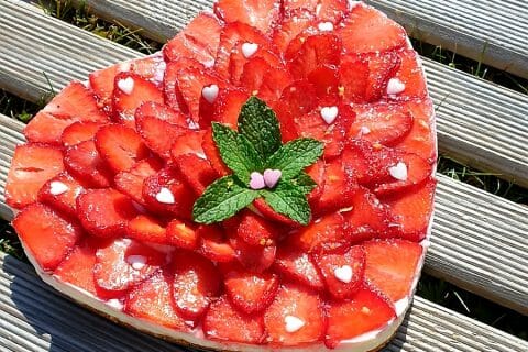 Cliquez pour zoomer ! Tarte aux fraises sans cuisson Thermomix par titeritale