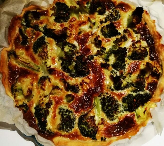 Cliquez pour zoomer ! Tarte aux brocolis et roquefort Thermomix par Carolala