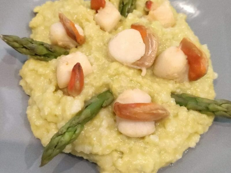 Cliquez pour zoomer ! Risotto aux asperges vertes Thermomix par fannotte1