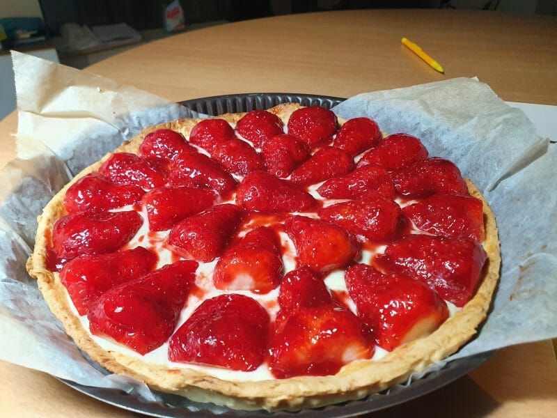 Cliquez pour zoomer ! Tarte aux fraises Thermomix par typhaine722