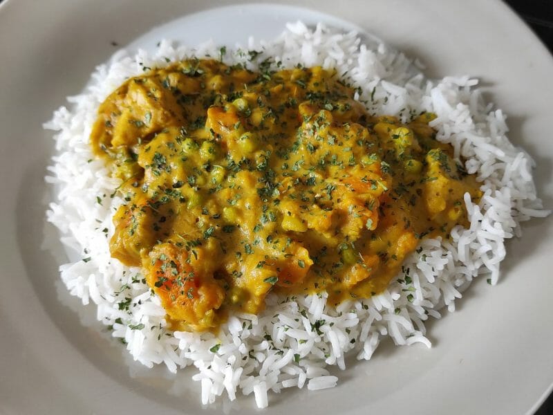 Cliquez pour zoomer ! Curry de poulet aux patates douces Thermomix par Gwen et Micka