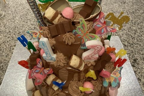 Cliquez pour zoomer ! Layer cake Kinder Bueno Thermomix par panzett