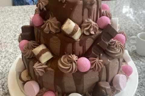 Cliquez pour zoomer ! Layer cake Kinder Bueno Thermomix par panzett
