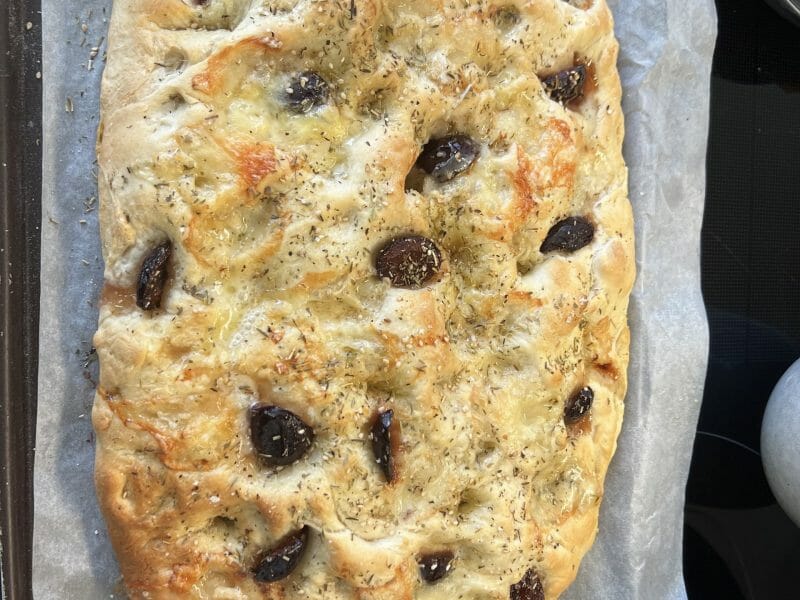Cliquez pour zoomer ! Focaccia aux figues et gorgonzola Thermomix par panzett