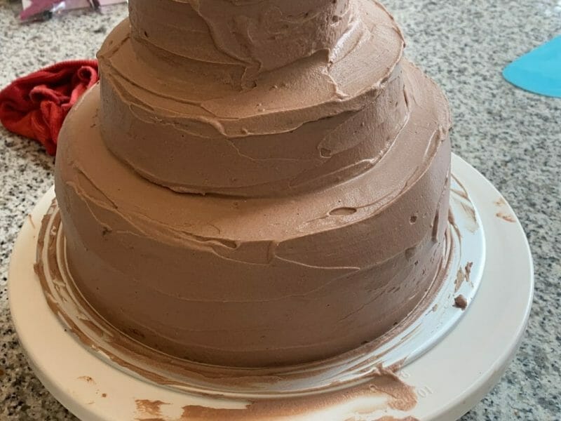 Cliquez pour zoomer ! Layer cake Kinder Bueno Thermomix par panzett