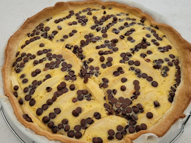 Cliquez pour zoomer ! Tarte normande aux pommes Thermomix par nathalie_132