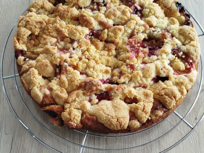 Cliquez pour zoomer ! Crumb cake aux prunes Thermomix par aure19221426