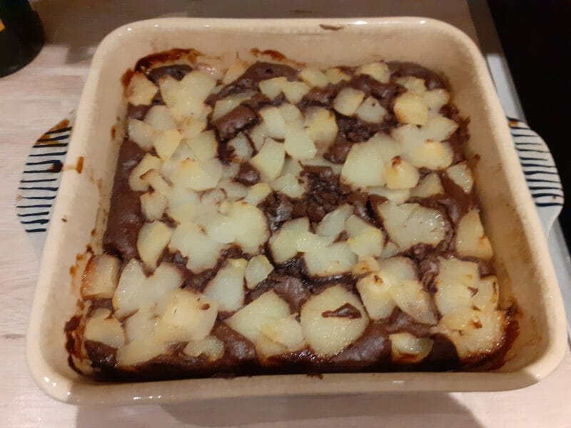 Cliquez pour zoomer ! Brownies aux poires Thermomix par aure19221426