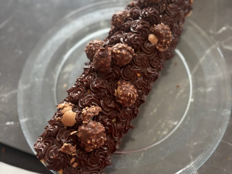 Cliquez pour zoomer ! Bûche Ferrero Rocher Thermomix par Sophie49